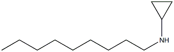 N-nonylcyclopropanamine Struktur