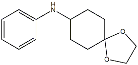 N-phenyl-1,4-dioxaspiro[4.5]decan-8-amine Struktur