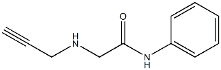 N-phenyl-2-(prop-2-yn-1-ylamino)acetamide Struktur