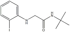 N-tert-butyl-2-[(2-iodophenyl)amino]acetamide Struktur