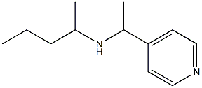 pentan-2-yl[1-(pyridin-4-yl)ethyl]amine Struktur