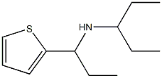 pentan-3-yl[1-(thiophen-2-yl)propyl]amine Struktur