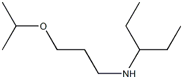 pentan-3-yl[3-(propan-2-yloxy)propyl]amine Struktur