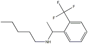 pentyl({1-[2-(trifluoromethyl)phenyl]ethyl})amine Struktur