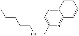 pentyl(quinolin-2-ylmethyl)amine Struktur