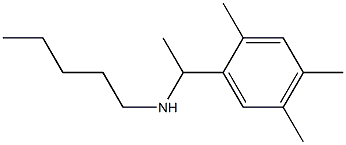 pentyl[1-(2,4,5-trimethylphenyl)ethyl]amine Struktur