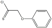 phenoxymethanecarbothioyl chloride Struktur