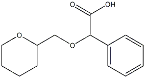 phenyl(tetrahydro-2H-pyran-2-ylmethoxy)acetic acid Struktur