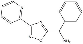 phenyl[3-(pyridin-2-yl)-1,2,4-oxadiazol-5-yl]methanamine Struktur