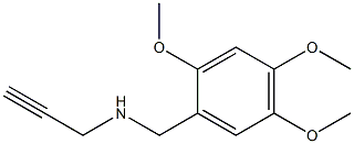 prop-2-yn-1-yl[(2,4,5-trimethoxyphenyl)methyl]amine Struktur