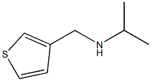 propan-2-yl(thiophen-3-ylmethyl)amine Struktur