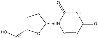 2',3'-DIDEOXYURIDINE extrapure Struktur