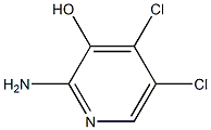 3-Pyridinol,  2-amino-4,5-dichloro- Struktur