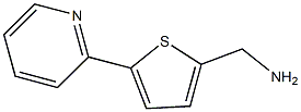 (5-(pyridin-2-yl)thiophen-2-yl)methanamine Struktur