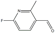 6-Fluoro-3-formyl-2-methylpyridine Struktur