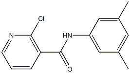 2-chloro-N-(3,5-dimethylphenyl)nicotinamide Struktur