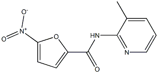 5-nitro-N-(3-methylpyridin-2-yl)furan-2-carboxamide Struktur