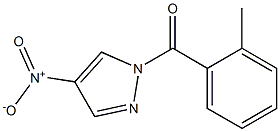 1-(2-methylbenzoyl)-4-nitro-1H-pyrazole Struktur