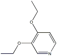 3,4-bis(ethyloxy)pyridine Struktur