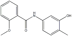 N-(3-hydroxy-4-methylphenyl)-2-methoxybenzamide Struktur