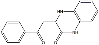 3-(2-oxo-2-phenylethyl)-3,4-dihydro-2(1H)-quinoxalinone Struktur