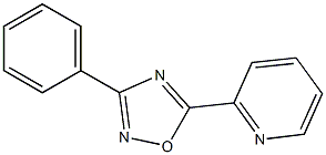 2-(3-phenyl-1,2,4-oxadiazol-5-yl)pyridine Struktur