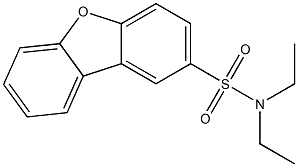 N,N-diethyldibenzo[b,d]furan-2-sulfonamide Struktur