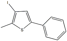 3-iodo-2-methyl-5-phenylthiophene Struktur