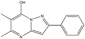 5,6-dimethyl-2-phenylpyrazolo[1,5-a]pyrimidin-7-ol Struktur