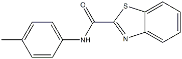 N-(4-methylphenyl)-1,3-benzothiazole-2-carboxamide Struktur