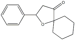 2-phenyl-1-oxaspiro[4.5]decan-4-one Struktur