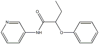 2-phenoxy-N-(3-pyridinyl)butanamide Struktur