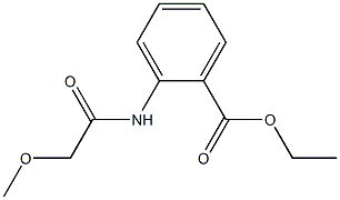 ethyl2-[(methoxyacetyl)amino]benzoate Struktur