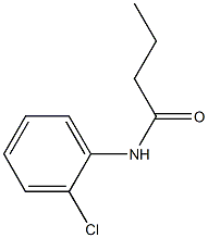 N-(2-chlorophenyl)butanamide Struktur