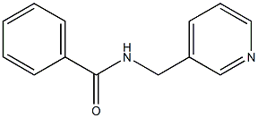 N-(3-pyridinylmethyl)benzamide Struktur