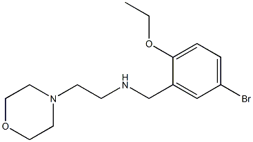 N-(5-bromo-2-ethoxybenzyl)-N-[2-(4-morpholinyl)ethyl]amine Struktur