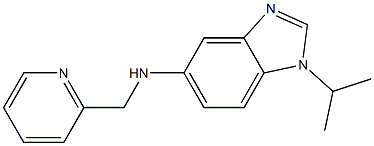 N-(1-isopropyl-1H-benzimidazol-5-yl)-N-(2-pyridinylmethyl)amine Struktur