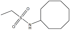 N-cyclooctylethanesulfonamide Struktur