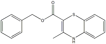 benzyl 3-methyl-4H-1,4-benzothiazine-2-carboxylate Struktur