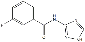 3-fluoro-N-(1H-1,2,4-triazol-3-yl)benzamide Struktur