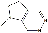 1-methyl-2,3-dihydro-1H-pyrrolo[2,3-d]pyridazine Struktur