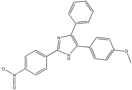 2-{4-nitrophenyl}-5-(4-methoxyphenyl)-4-phenyl-1H-imidazole Structure