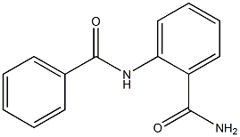 2-(benzoylamino)benzamide Struktur