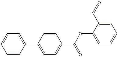 2-formylphenyl [1,1'-biphenyl]-4-carboxylate Struktur