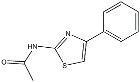 N-(4-phenyl-1,3-thiazol-2-yl)acetamide Struktur