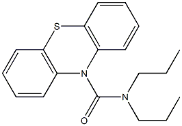 N,N-dipropyl-10H-phenothiazine-10-carboxamide Struktur