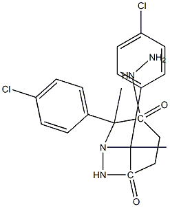 N'~1~,N'~4~-bis[(E)-1-(4-chlorophenyl)ethylidene]succinohydrazide Struktur