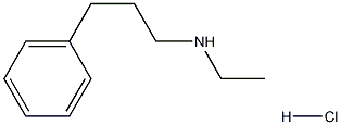 N-ethyl-3-phenyl-1-propanamine hydrochloride Struktur