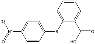 2-[(4-nitrophenyl)sulfanyl]benzenecarboxylic acid Struktur