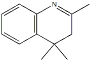 2,4,4-Trimethyl-3,4-dihydroquinoline Struktur